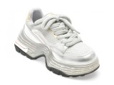 Pantofi sport GRYXX argintii, 8036, din piele naturala