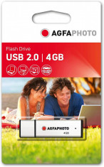 Memorie USB AgfaPhoto 4GB USB 2.0 Silver foto