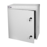 Cabinet rack exterior 12U 19 inch IP55 IK10, 600x450 mm, 300 kg