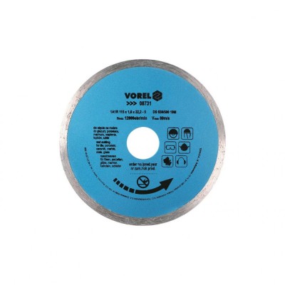 Disc diamantat 115 mm Vorel 08731 foto