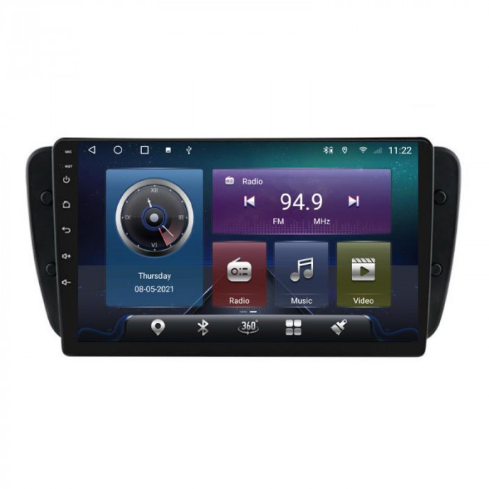 Navigatie dedicata Seat Ibiza 2008-2014 C-246 Octa Core cu Android Radio Bluetooth Internet GPS WIFI 4+32GB CarStore Technology