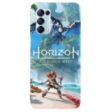 Husa compatibila cu Oppo A5 (2020) model Horizon Forbidden West, Silicon, TPU, Viceversa, Transparent, Carcasa