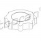 Buton pt. regl. inaltimii scaunului VW POLO CLASSIC (6KV2) (1995 - 2006) TOPRAN 109 519