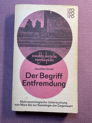 Der Begriff Entfremdung / Joachim Israel foto