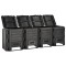 Compostor de gradina, negru, 1600 L
