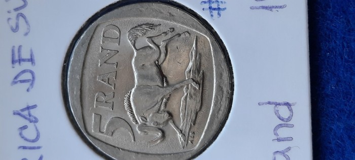 AFRICA DE SUD 5 RAND 1994 AUNC