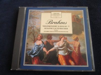 J.Brahms , S.Lautenbacher-Violinkonzert D-dur op.77_cd_Marshall (1990,Germania) foto