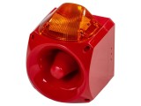 Semnalizator luminos și acustic KLAXON SIGNALS Nexus 110 LED roșu IP66 110/230V AC