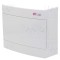 Carcasă pentru aparatură modulară IP40, albă, 12 module, ABS