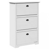 Suport pantofi &bdquo;BODO&rdquo; Alb 80x35x118 cm