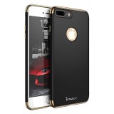 Husa iPhone 7 Plus Ipaky Full Protection Luxury Thin, Anti-zgarieturi, Anti-alunecare, Negru