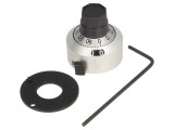 Buton de precizie cu disc selector &Oslash;22,2x22mm