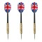 Set Săgeți Darts, 20g, 3 Bucăți, Steag American și Englezesc, Părți Metalice Aurii