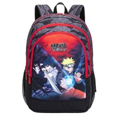 Rucsac scoala Naruto cu 3 compartimente, Multicolor,33x18x44 cm