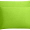Set 2 huse perna din bumbac ranforce 100%, densitate 120 g/mp, Verde, 40/40cm