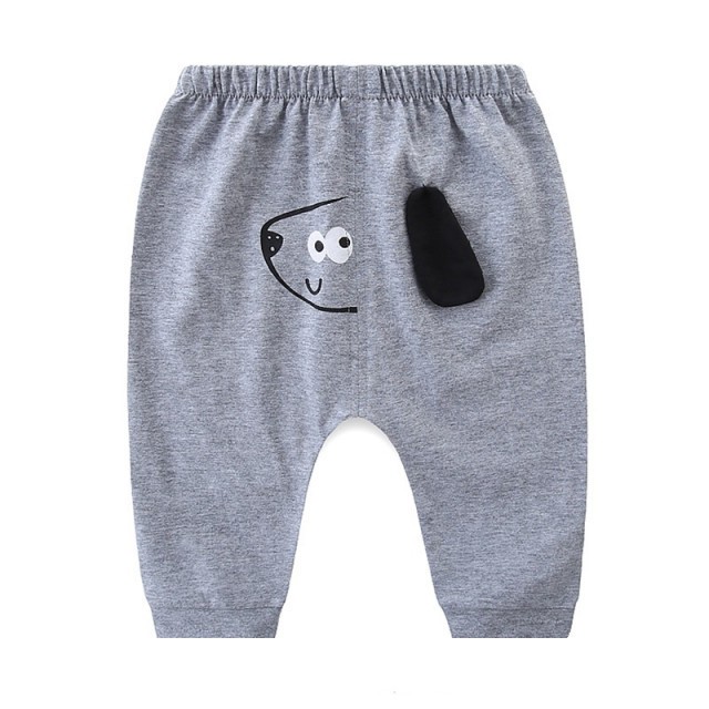 Pantalonasi gri fara botosei - Small dog (Marime Disponibila: 18-24 luni)