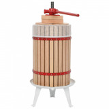 Gossi presa pentru fructe si vin, cu sac textil, 24 l, lemn de stejar