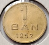 Moneda Romania 1 Ban 1952, Numismatica, Colectie, Cartonas Protectie Leuchtturm