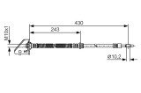 BOSCH 1 987 481 B29 Furtun frana