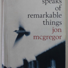 IF NOBODY SPEAKS OF REMARKABLE THINGS by JON McGREGOR , 2003