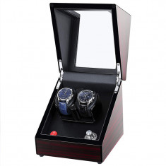 Cutie intors ceasuri automatice iUni, Watch Winder 2 Mahon-Negru foto