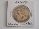 C50 - Moneda foarte veche - Anglia - one penny - 1906