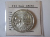 Cumpara ieftin Rară! Thailanda 600 Baht 1980 FAO-UNC argint regIna Sirikit dm=31 mm,gr=15 gr, Asia