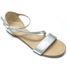 Sandale dama din piele Silver Anna