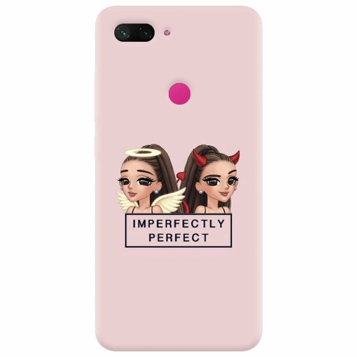 Husa silicon pentru Xiaomi Mi 8 Lite, Imperfectly Perfect Pink