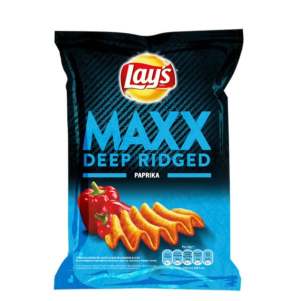 Chipsuri Lay's Maxx din cartofi cu paprika 125g arhiva Okazii.ro