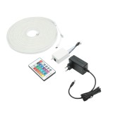 Banda LED RGBW 5m cu telecomanda si alimentare 12V Breckner Germany
