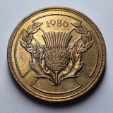 2 Lire 1986 - Moneda comemorativa Regatul Unit - A XIII-a ediție a Jocurilor Commonwealth-ului