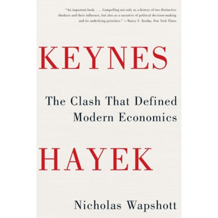 Keynes Hayek: The Clash That Defined Modern Economics - Nicholas Wapshott