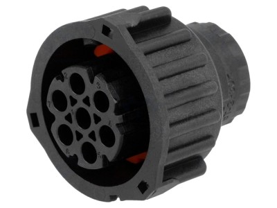 Conector circular mamă 7 pini pe cablu foto
