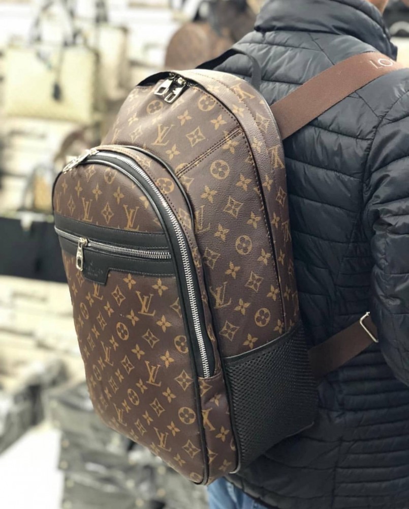 Ghiozdan/rucsac Louis Vuitton LV Monogram de scoala/sala/voiaj NEW MODEL  !!! | arhiva Okazii.ro