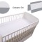 Cearceaf Klups fara elastic Gri 120x60 GreatGoods Plaything