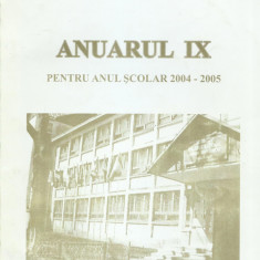 AS - ANUARUL IX COLEGIUL NATIONAL MIHAI EMINESCU SUCEAVA AN SCOLAR 2004-2005