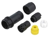 Conector circular mamă 6 PIN pe cablu
