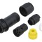 Conector circular mamă 6 PIN pe cablu