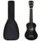 Gossi set ukulele soprano, cu husa, pentru copii, negru, 21&quot;