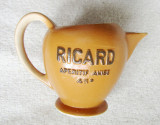 Carafa veche de colectie Ricard Anisette.Atelierele de ceramică Ricard France.