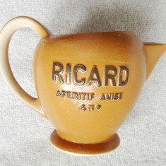 Carafa veche de colectie Ricard Anisette.Atelierele de ceramică Ricard France.