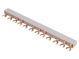 Bară colectoare 4 Pini 10mm2 240V/415V 4kV 12 Moduli