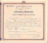 HST PM97 Certificat de absolvire Stamatiu Mihail 1919 Pitești