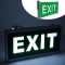 Panou de siguranta LED, semn EXIT 3W, cu acumulator, permanent