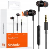 Mcdodo Căști Cu Microfon Și Mini-Jack, Negru