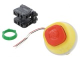Comutator de Siguranță 22mm cu LED Roșu 2NC/NO