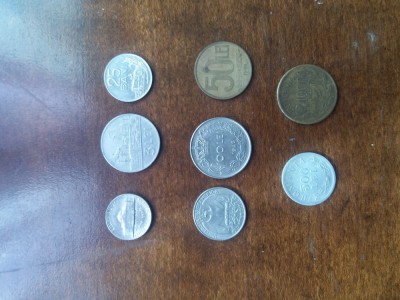 Colecție monede foto