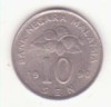 Malayesia 10 sen 1990, Asia, Cupru-Nichel