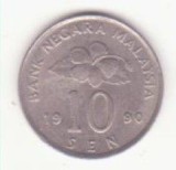 Malayesia 10 sen 1990